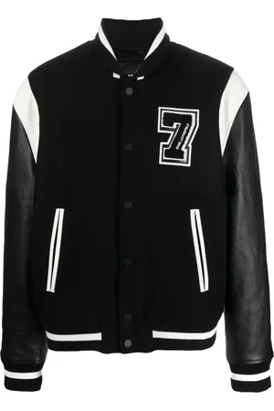 Karl Lagerfeld Veste bomber à détails appliqués