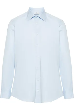 Etro Chemise en popeline à col italien