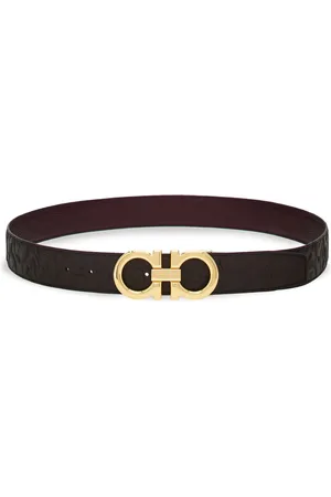 Salvatore Ferragamo Ceinture Gancini à design réversible