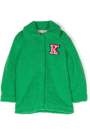Kenzo Manteau en polaire à logo brodé