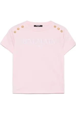 Balmain T-shirt à logo brodé