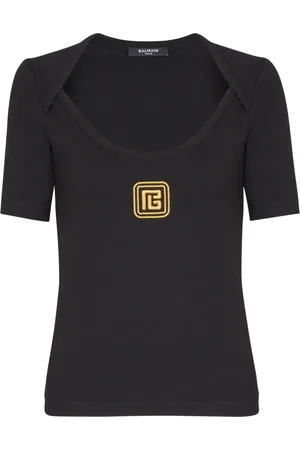 Balmain T-shirt à logo PB brodé