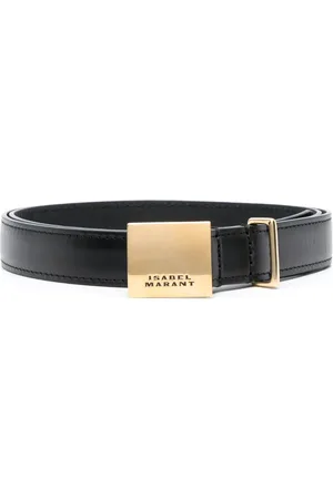 Isabel Marant Ceinture en cuir Lowell à boucle gravée
