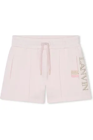 Lanvin Short en coton à logo brodé
