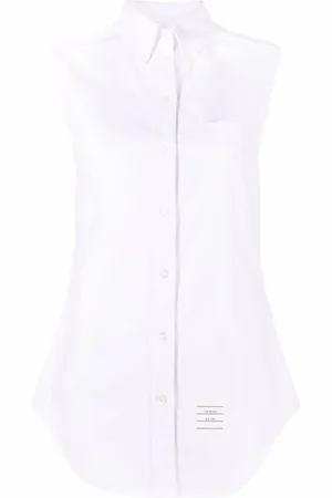 Thom Browne Chemise sans manches à col pointu