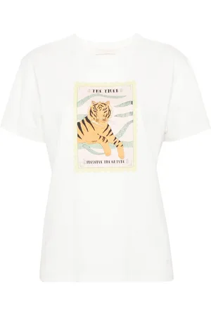 Twin-Set T-shirt en coton à imprimé graphique