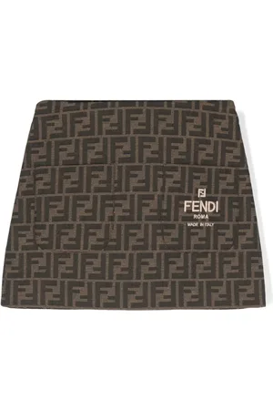Fendi Jupe à motif monogrammé en jacquard