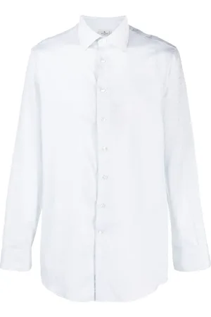 Etro Chemise en coton à motif en jacquard
