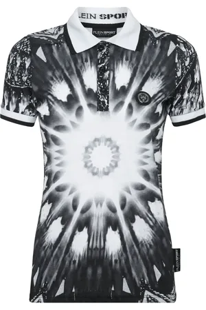 Philipp Plein Polo en coton à imprimé graphique