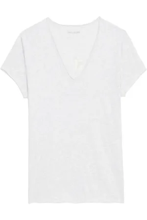 Zadig & Voltaire T-shirt à détail de slogan