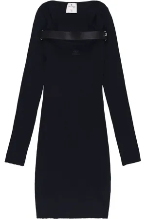 Courrèges Robe Racer à coupe courte