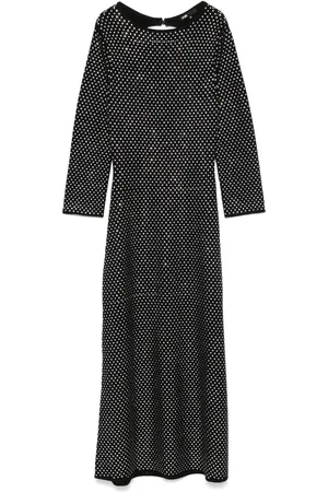 Maje Robe longue à strass