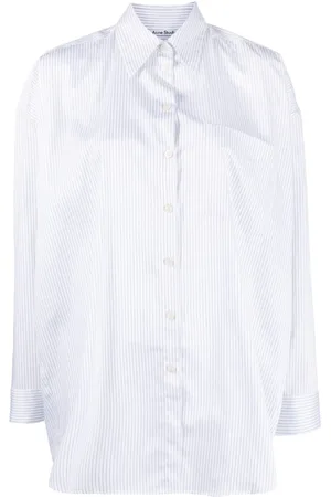 Acne Studios Chemise rayée à poche poitrine