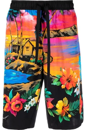 Dolce & Gabbana Bermuda à imprimé tropical