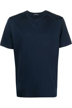 HERNO T-shirt en coton à manches courtes