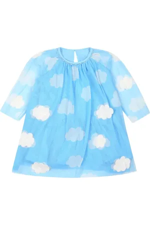 Stella McCartney Robe à motif nuages