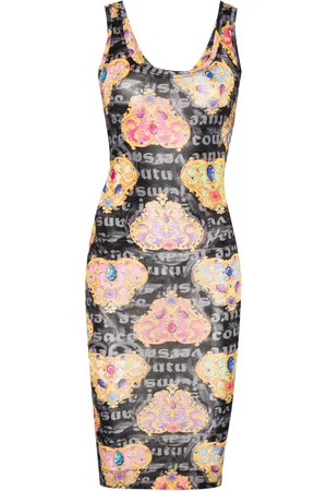 VERSACE Robe à imprimé cœur-Couture