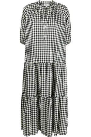 Woolrich Robe longue à carreaux