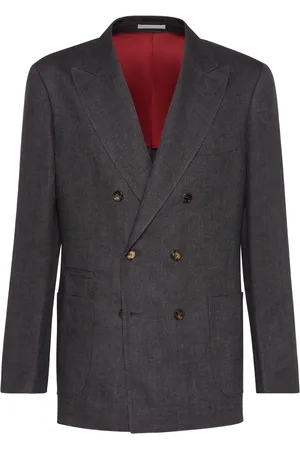 Brunello Cucinelli Blazer à boutonnière croisée
