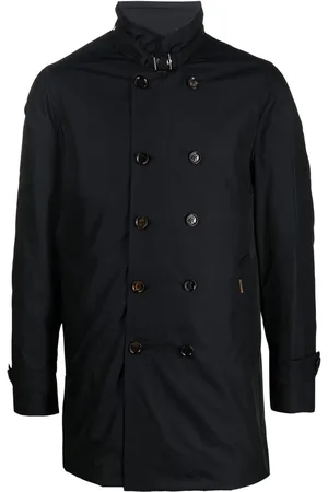 MOORER Manteau SC-Morandi-KM à boutonnière croisée