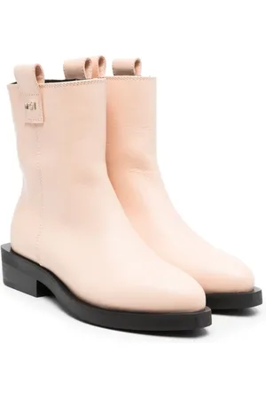 Nº21 Bottines en cuir à plaque logo
