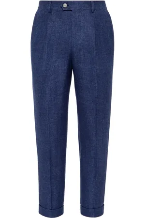 Brunello Cucinelli Pantalon de costume à coupe courte