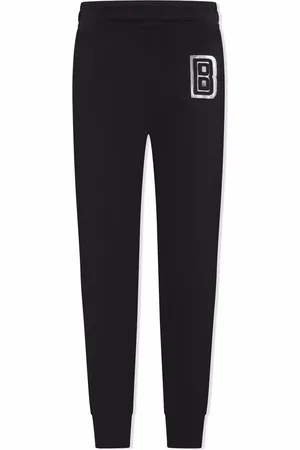 Balmain Pantalon de jogging fuselé à logo lettre