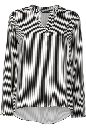 Uma Raquel Davidowicz Blouse rayée à col fendu