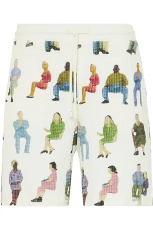 J.W.Anderson Short en maille gaufrée