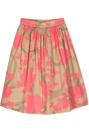 Fendi Jupe en coton à fleurs