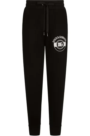 Dolce & Gabbana Pantalon de jogging en coton à logo imprimé