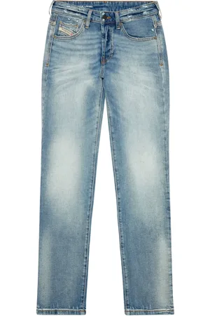 Diesel Jean droit D-Mine à taille mi-haute