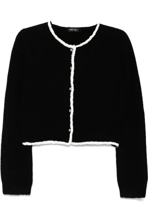 tout a coup Cardigan à bords contrastants