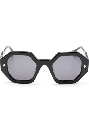 Nanushka Lunettes de soleil à monture hexagonale