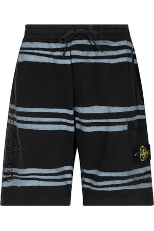 Supreme X Stone Island short à rayures