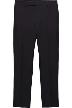 Prada Pantalon de costume à logo triangle