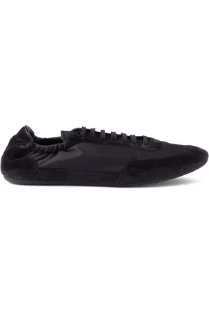 Prada Baskets Collapse Re-Nylon en daim