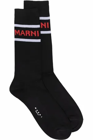 Marni Chaussettes à logo imprimé