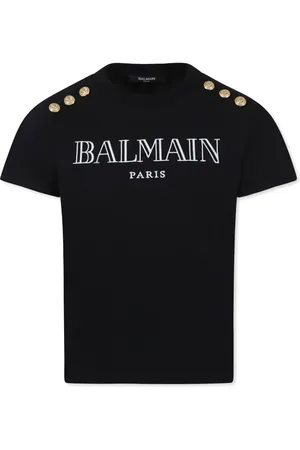 Balmain T-shirt à logo brodé