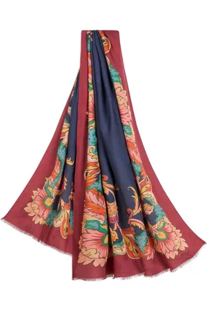Etro Foulard à fleurs en jacquard