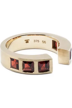 TOM WOOD Bague Gate Square