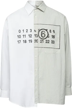 Maison Margiela Chemise asymétrique à numéro signature