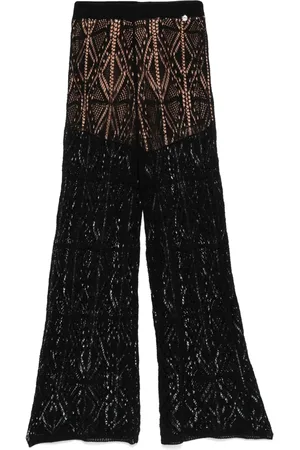 Liu Jo Pantalon droit en dentelle