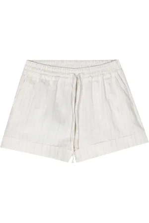 Twin-Set Shorts rayé à lien de resserrage
