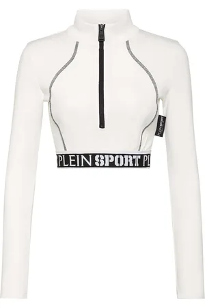 Philipp Plein Haut crop à bande logo