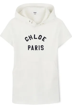 Chloé Robe à logo brodé