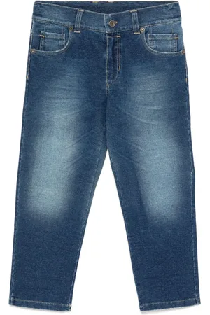 Dolce & Gabbana Jean droit à patch logo