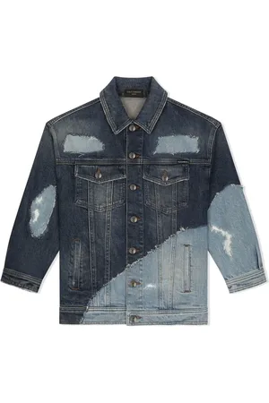 Dolce & Gabbana Jean effet-usé en jean patchwork