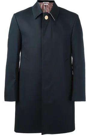 Thom Browne Manteau à col cranté