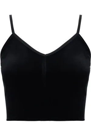 FORTE FORTE Haut crop en velours